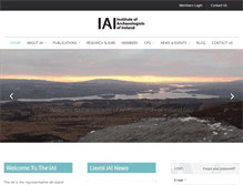 Tablet Screenshot of iai.ie